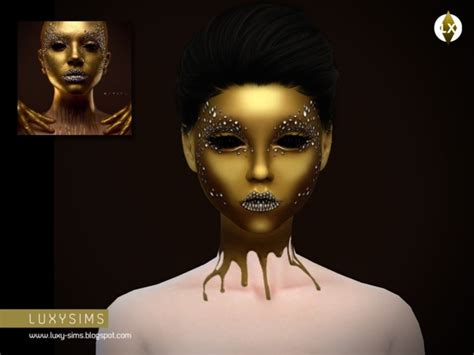 The Sims Resource Goldanddiamonds Mask By Luxysims3 • Sims 4 Downloads