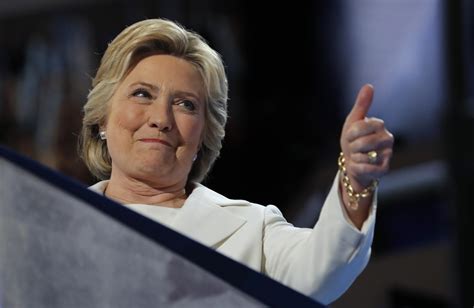 hillary clinton formally accepts democratic nomination for president