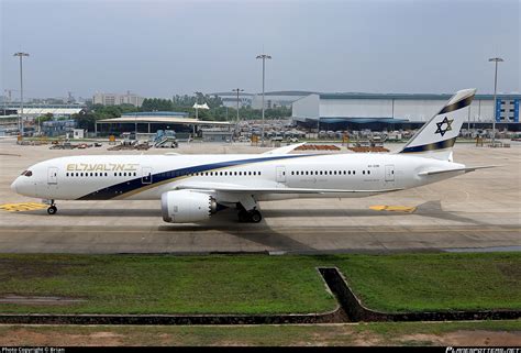 4X EDM El Al Israel Airlines Boeing 787 9 Dreamliner Photo By Brian