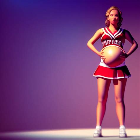 Jennifer Lawrence Pregnant Cheerleader Cheerleader Midjourney Openart