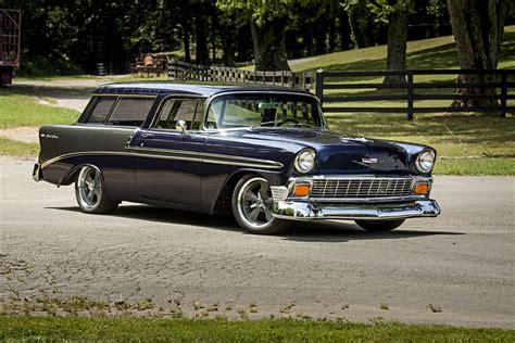 This 1956 Chevy Nomad Is All About How You Get There Hot Rod Network