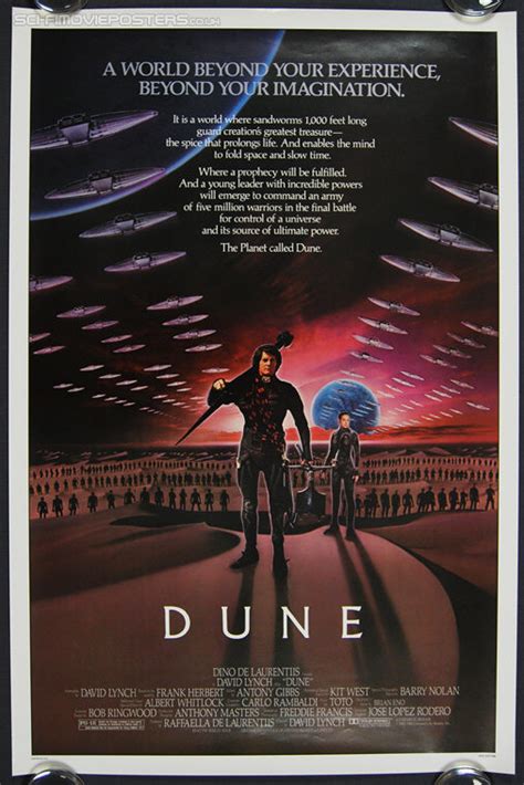 Dune Poster 1984 Original Us One Sheet