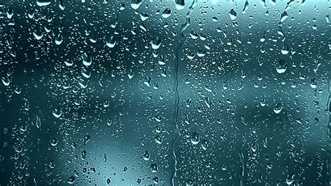 Rain Glass Windows Hd Rain Water Drops On Stock Footage Video 100