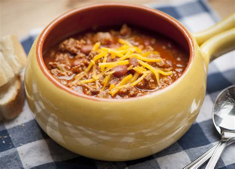 Add about 1/2 pound of ground pork or sausage to skillet with the ground beef. This classic chili with ground beef has lots of celery ...