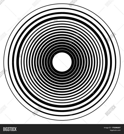 Concentric Circles Vector And Photo Free Trial Bigstock