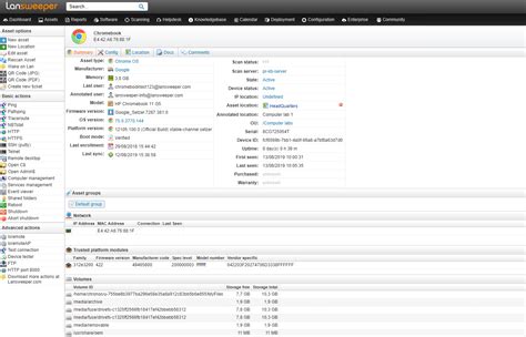 Scan Chomebook Assets Lansweeper It Asset Management