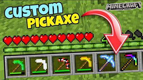 Minecraft But There Are Custom Pickaxes Ultimate Pickaxes Mod For
