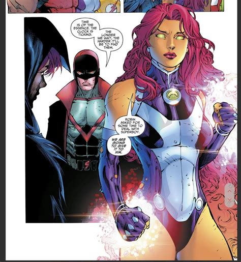 Starfire Rebirth Supergirl Comic Superhero Art Marvel Comics Art