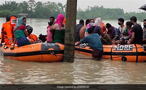 Assam Flood Situation Worsens 44 Dead 13 Lakh Affected More Rain And