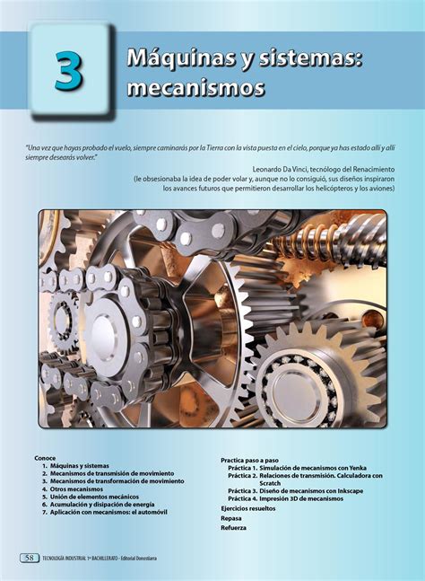 Calaméo 03 Tema 3 Máquinas Y Sistemas Mecanismos Pdf