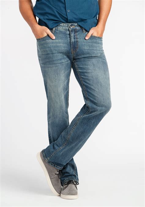 Mens Slim Straight Jeans Warehouse One