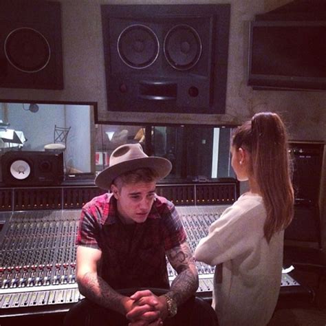 Justin Bieber And Ariana Grande Record A Duet E Online