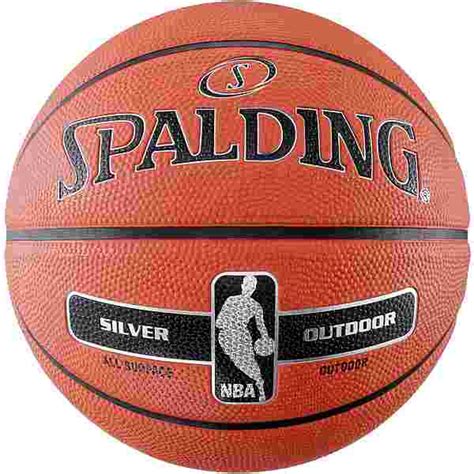 Spalding Nba Silver Outdoor Basketball Orange Im Online Shop Von