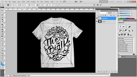 Tunggu hingga proses menambah font telah. Tutorial Cara Memasukan Desain Baju Distro di Photoshop ...