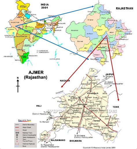 ajmer district map images