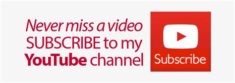Subscribe Youtube Channel Logo Png