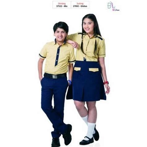 Be Unique Cotton Yellow And Blue School Uniforms At Rs 650set In Bengaluru