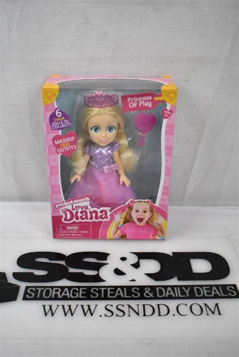 Pocketwatch Love Diana Doll Princess Of Play New
