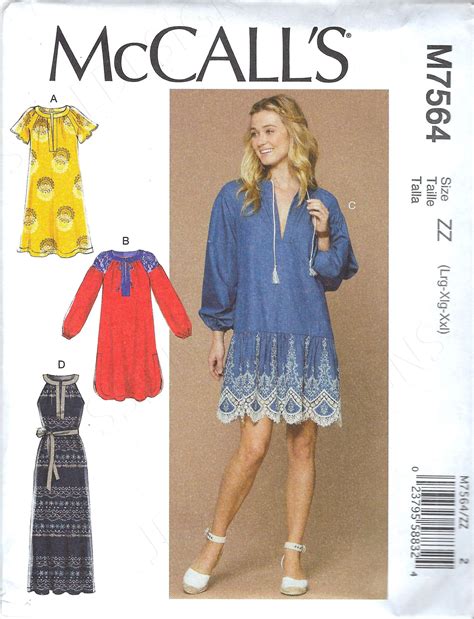Mccall S Sewing Pattern Mp Sewing Pattern Misses Dress Belt