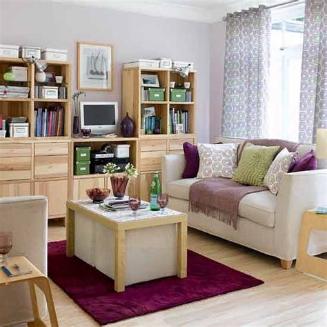 Go for a plush loveseat and a small side table to save space. Small Living Room Furniture Ideas -Living Room Designs