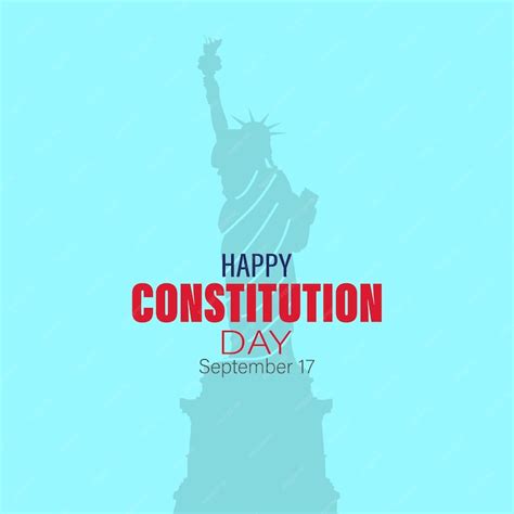 Premium Vector United States Constitution Day 17 September Isolated