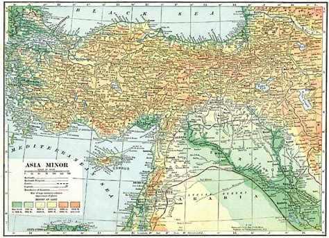 Asia Minor On World Map