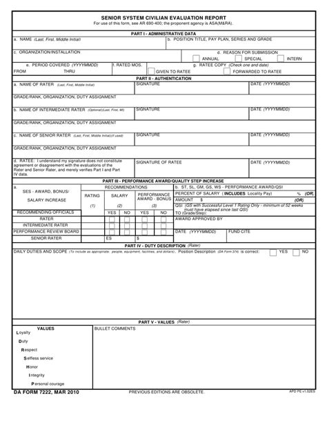 Da Form 7222 1 Fillable ≡ Fill Out Printable Pdf Forms Online