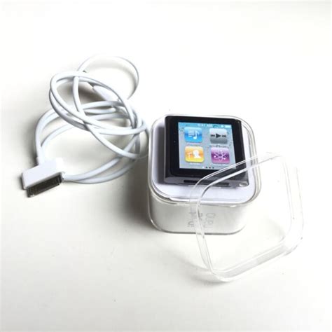 Apple Ipod Nano 6th Gen Silver 8 Gb A1366 For Sale Online Ebay