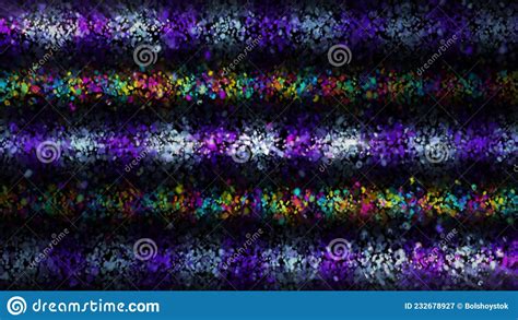 Multicolored Stripes With Pixels And Interference Motion Stock