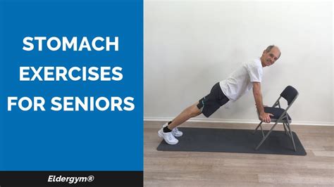 Stomach Exercises For Seniors Exercises For The Elderly Core