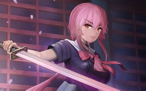 Download Anime Characters Future Diary Wallpaper