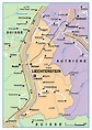 Small political map of Liechtenstein | Liechtenstein | Europe ...