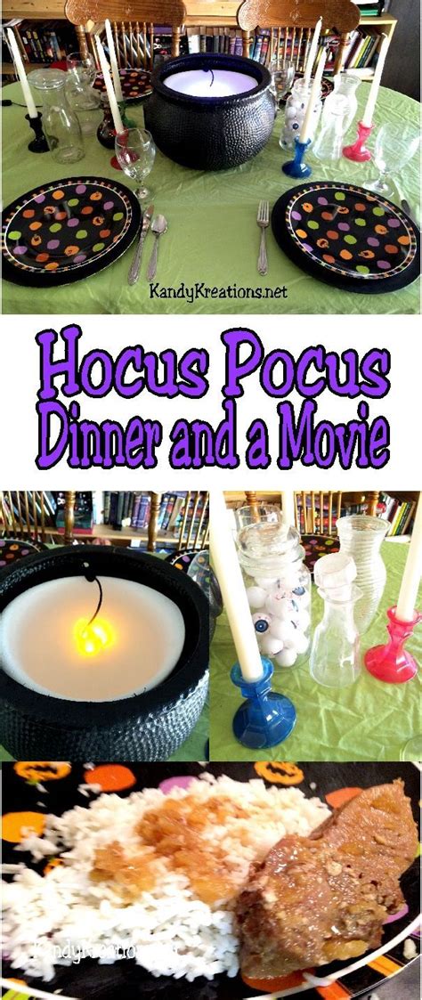 Hocus Pocus Dinner And A Movie Party With Images Dinner And A Movie
