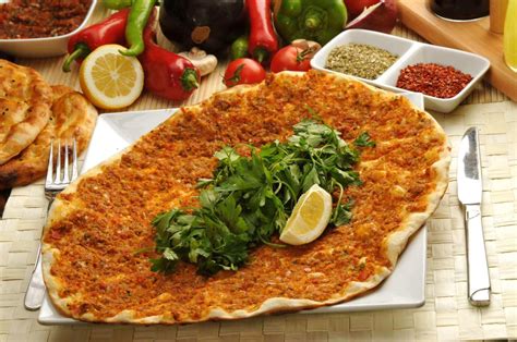 Türkische Pizza Lahmacun Türkische Rezepte