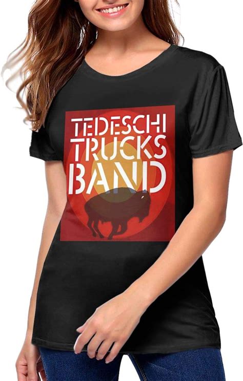 Joycemhunter Tedeschi Trucks Band Logo Womens T Shirt Short Sleeve Round Neck