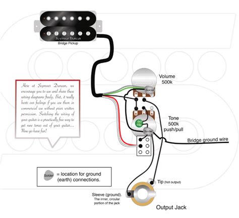 The gray wire also goes to ground unless a buffered input preamp is used like an audere, in which case the black wire goes into the preamp common and the gray wire goes to ground. DIAGRAM Dave Mustaine Seymour Duncan Wiring Diagram 2 Volume 1 Tone FULL Version HD Quality 1 ...