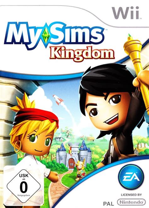 Mysims Kingdom 2008 Wii Box Cover Art Mobygames