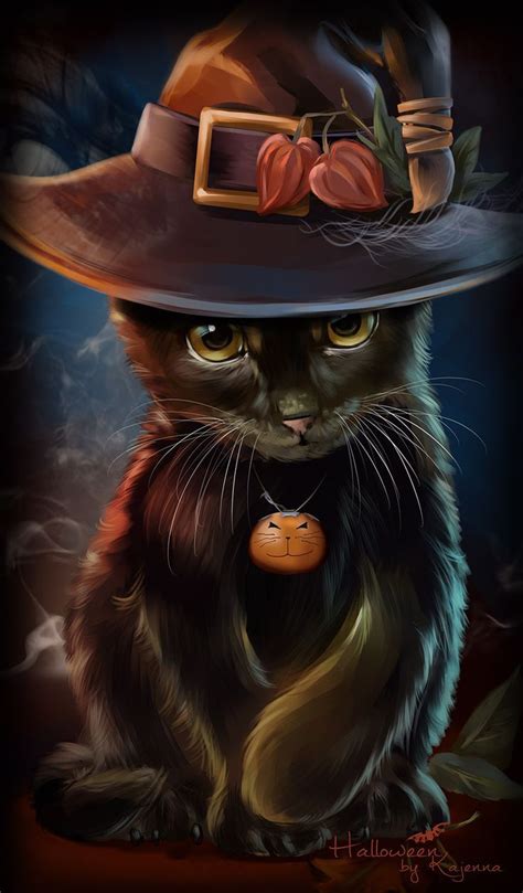 Download Black Halloween Cat Best Wallpaper HD Art By Meganv Cats Wallpapers Cats