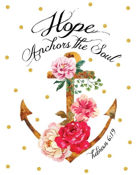 We who have fled to take hold of the hope offered to us may be greatly encouraged. Hope Anchors The Soul - Hebrews 6:19 - Seeds of Faith