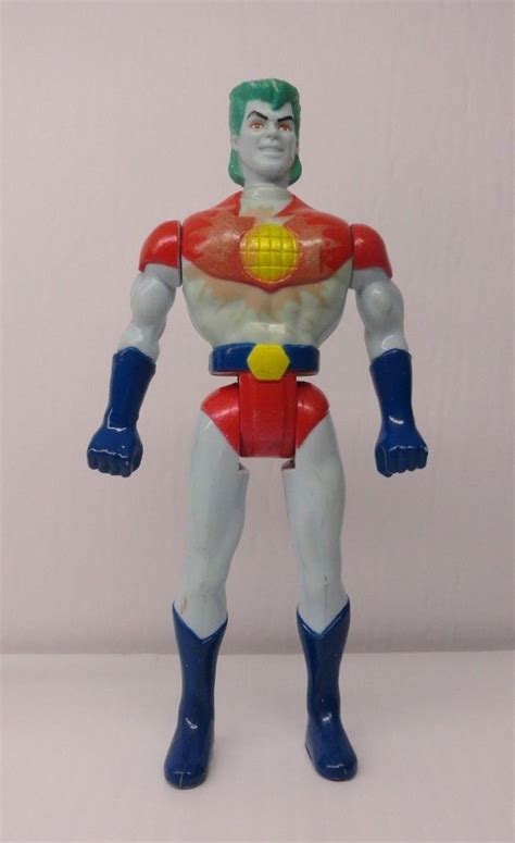 Vintage Captain Planet 6in Action Figure Tiger Tbs 1991 Tigertoys