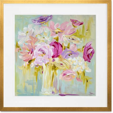 Pastel Bouquet Framed Painting Print And Reviews Joss And Main