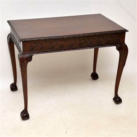 Antique Mahogany Chippendale Style Side Table Antiques Atlas