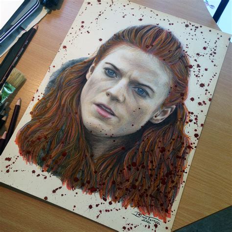 Ygritte Color Pencil Drawing By Atomiccircus On Deviantart