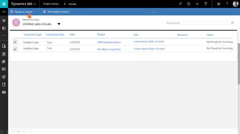 Use Transaction Filters To Review Invoicing Backlog When Creating