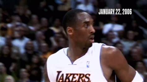 Kobe Bryant Remembering Los Angeles Lakers Legends Historic 81 Point