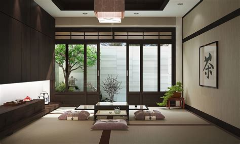 Japanese modern living room interior design. Minimalist Zen Japanese Style Living Room (Minimalist Zen ...