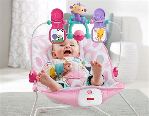 Fisher Price Babys Bouncer Pink Ellipse Baby