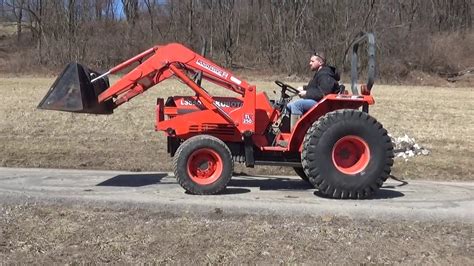 Kubota L3650 4x4 Tractor With Loader40 Hp Youtube