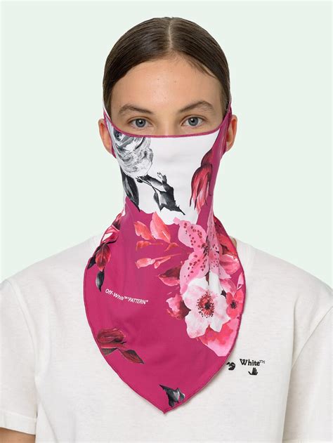 Fuchsia Bandana Mask Off White™ Official Site