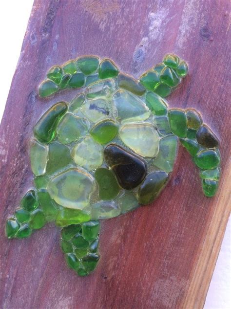 Reserved Sea Glass Sea Turtle Turtle Face Sea Glass Art Sea